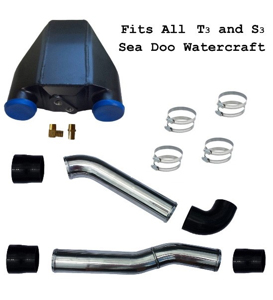 FIZZLE F1000 INTERCOOLER KIT WITH HARD PIPES FOR SEA-DOO 260 HP