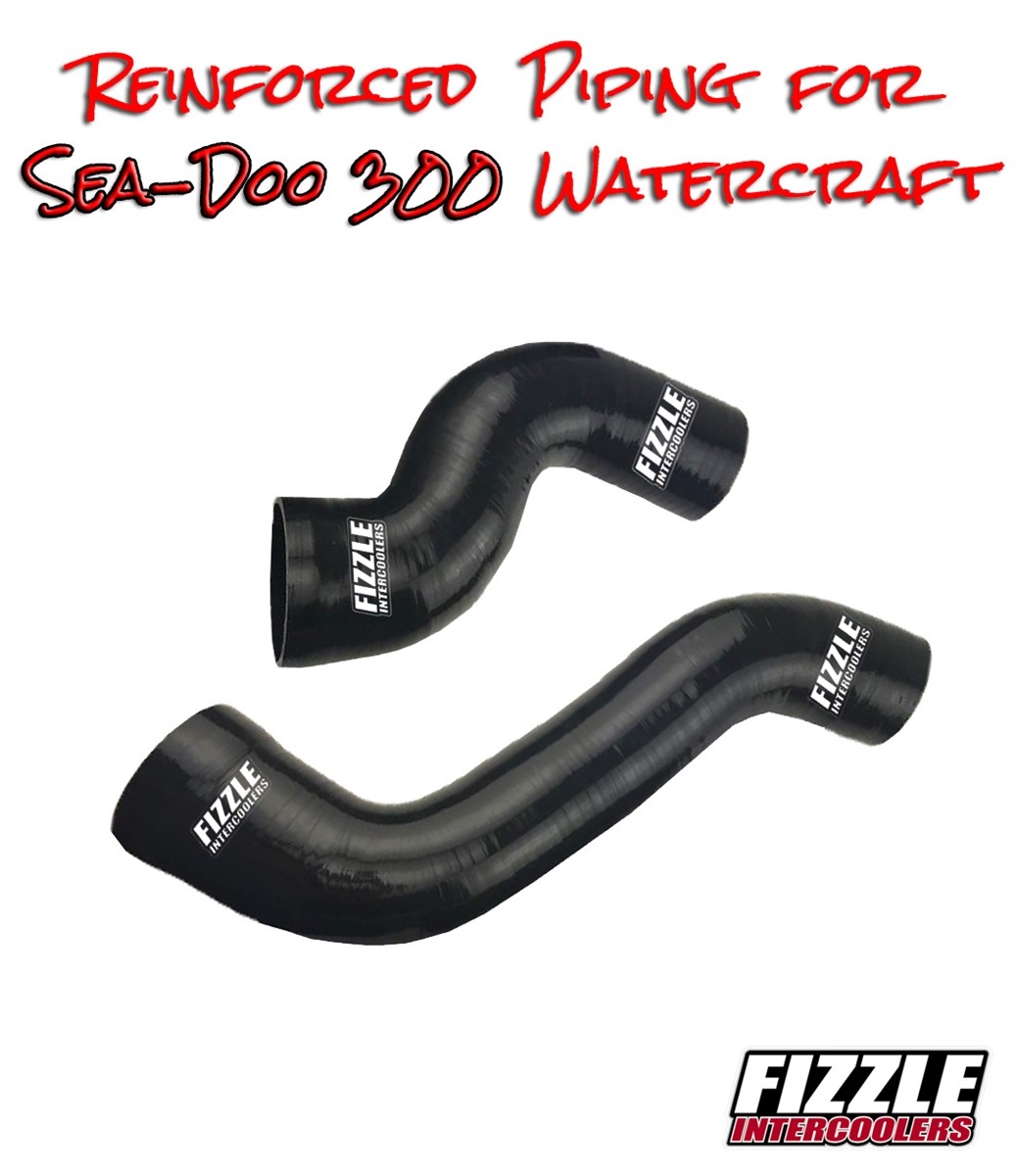 FIZZLE TUBING UPGRADE KIT NO BLOW OFF VAVLE PORT FOR SEA-DOO 300 HP